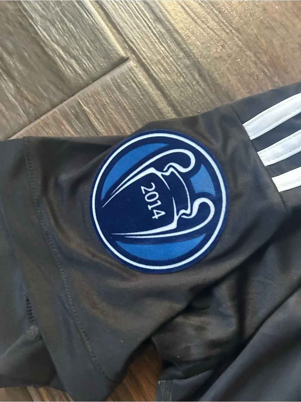 adidas Black and grey FIFA World Champions 2014 Football Jersey